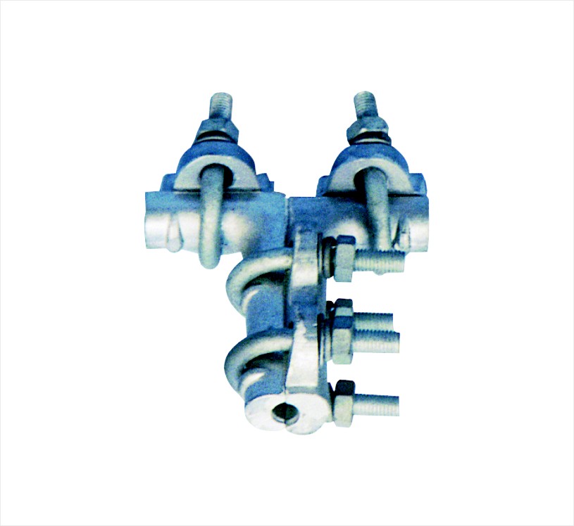 T-connectors for single conductor of bolt type