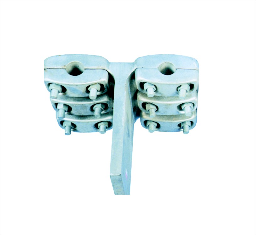 T-connectors for double-bundle conductor of bolt type