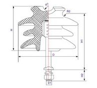 Pin Type Porcelain Insulator 2